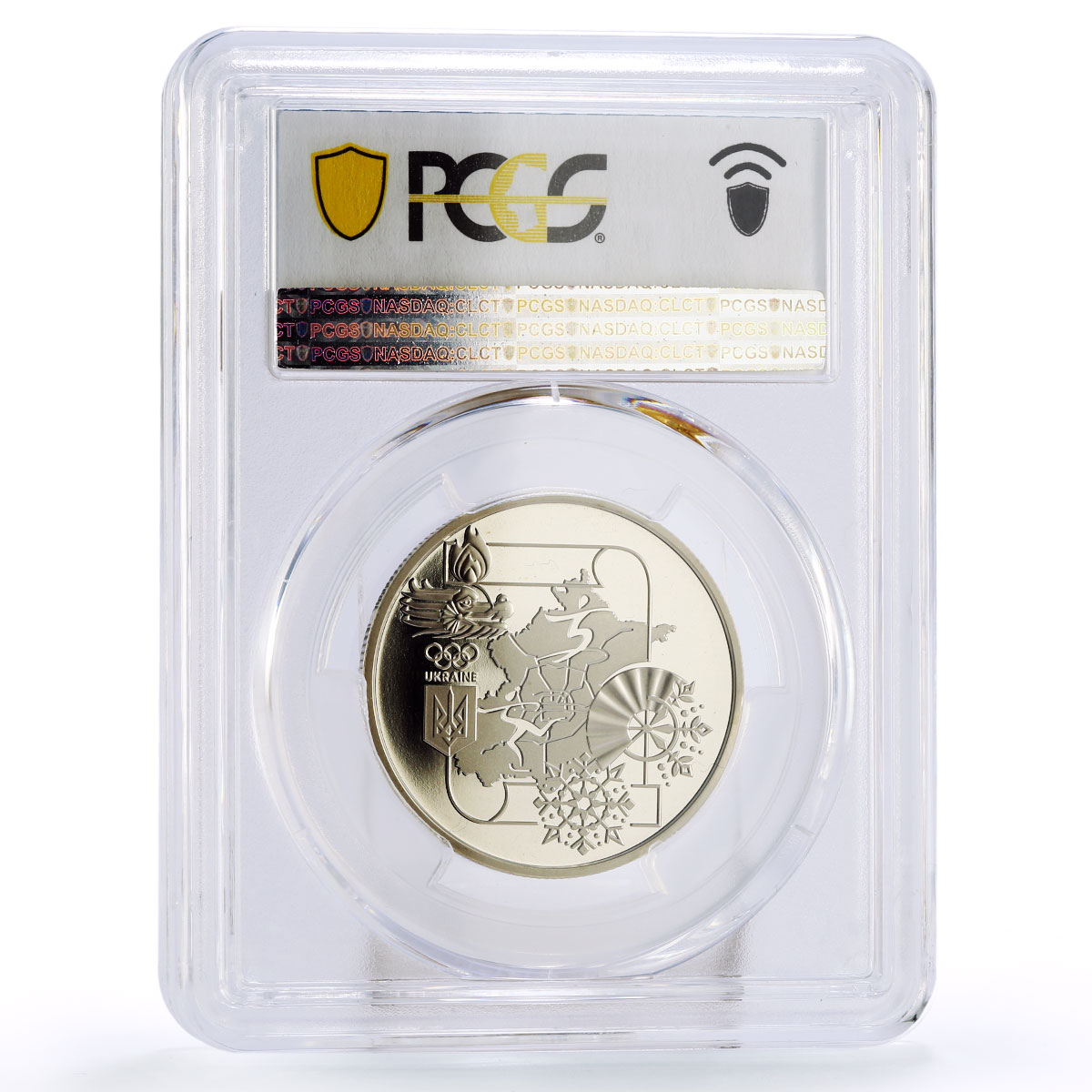 Ukraine 2 hryvnias Beijing Winter Olympic Games SP69 PCGS CuNi coin 2022