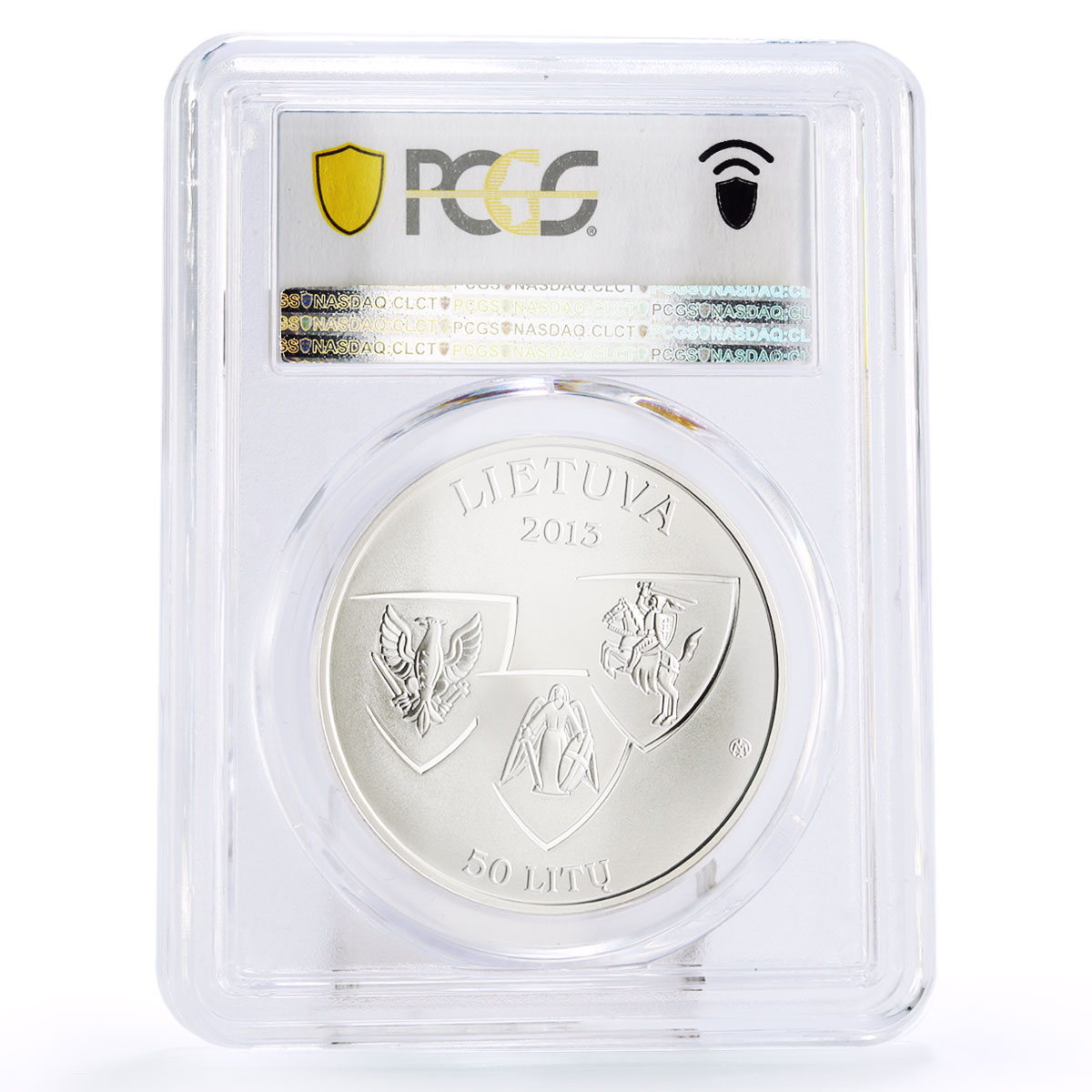 Lithuania 50 litu 150th Anniversary of Uprising PR70 PCGS silver coin 2013