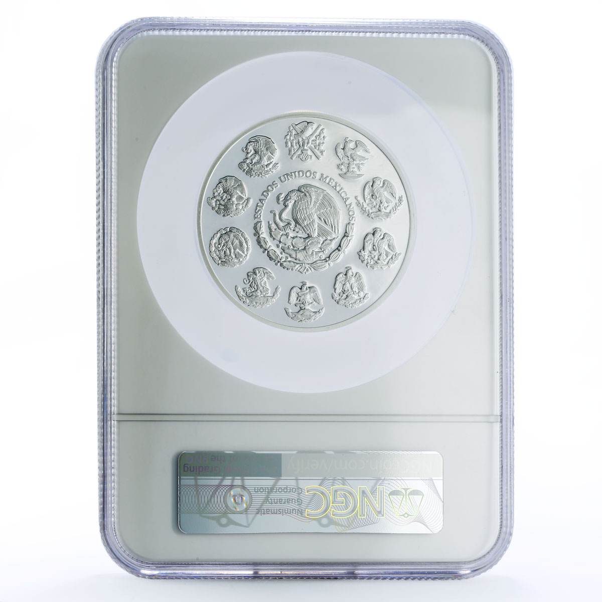Mexico 20 pesos Chichen Itza El Castillo Kukulcan Pyramid PF67 NGC Ag coin 2007