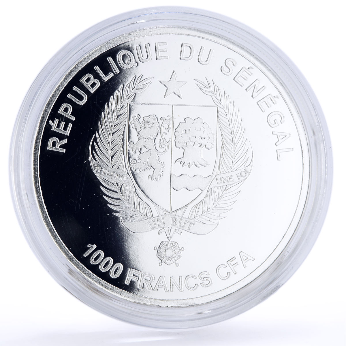 Senegal 1000 francs Seafaring Nao Victoria Ship Clipper proof silver coin 2017