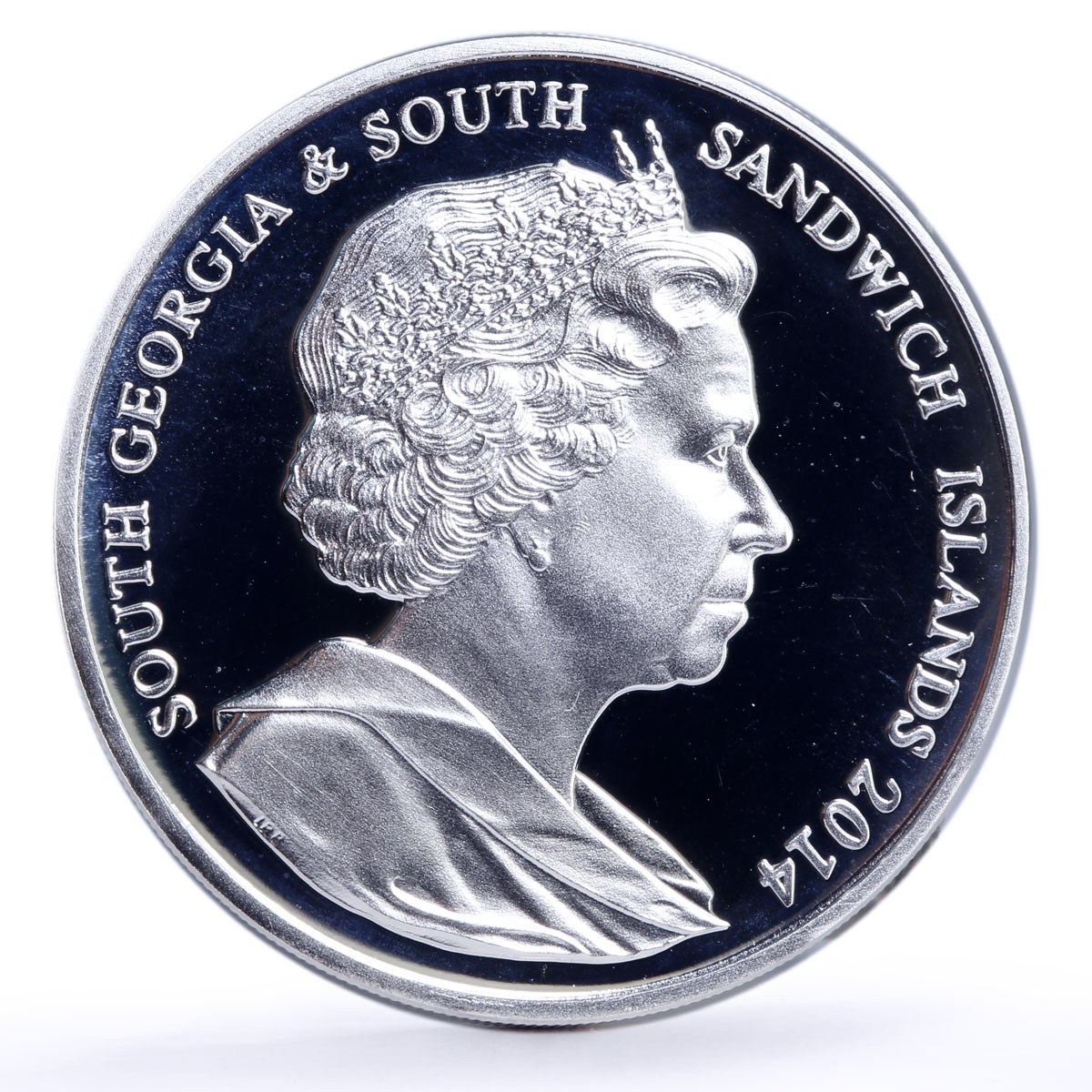 Sandwich Islands 2 pounds Seafaring Endurance Ship Clipper silver coin 2014
