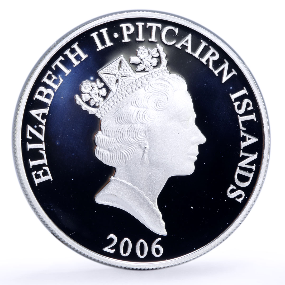 Pitcairn Islands 5 dollars Seafaring Gotheborg Ship Clipper silver coin 2006