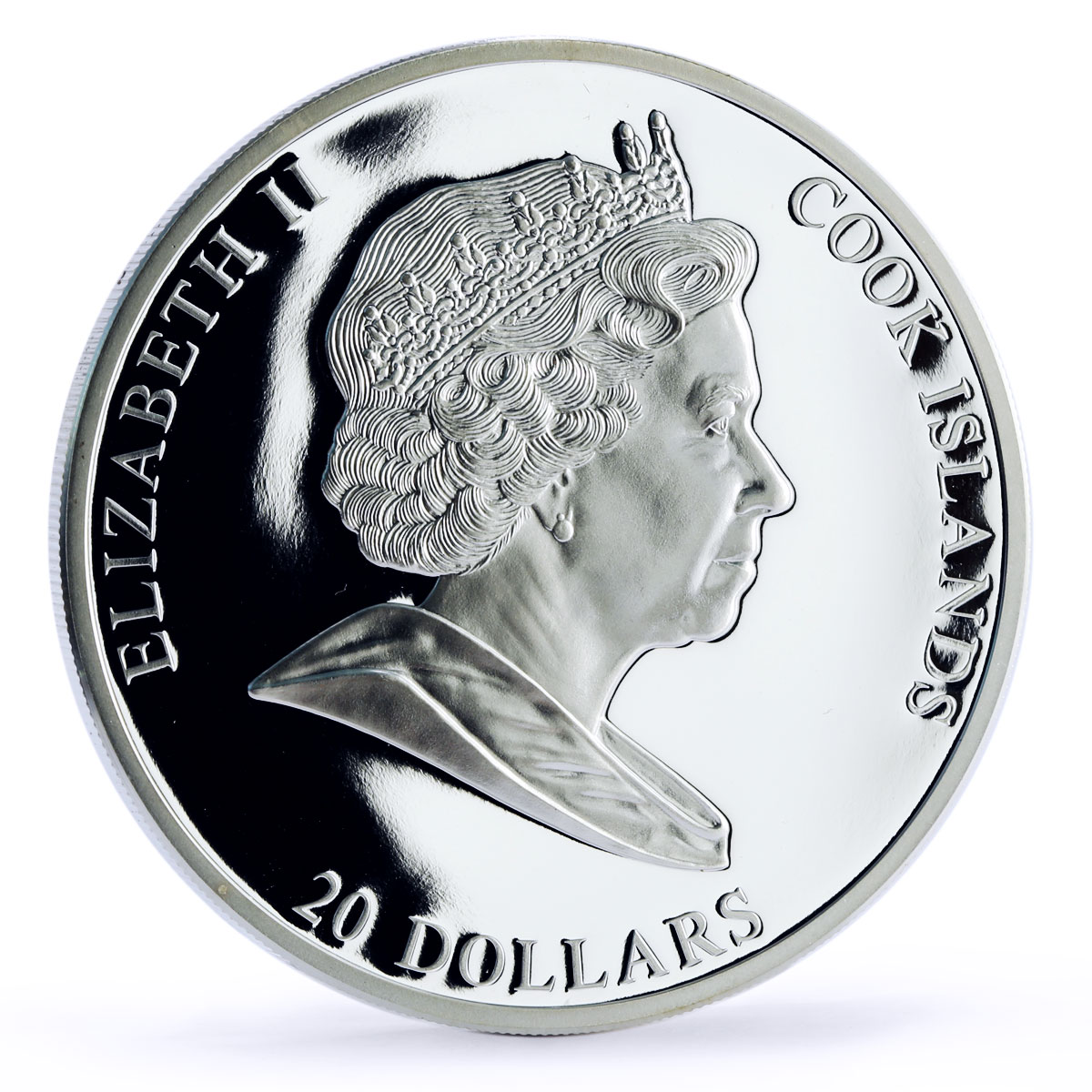 Cook Islands 20 dollars Canaletto Art Return of the Bucintoro silver coin 2011