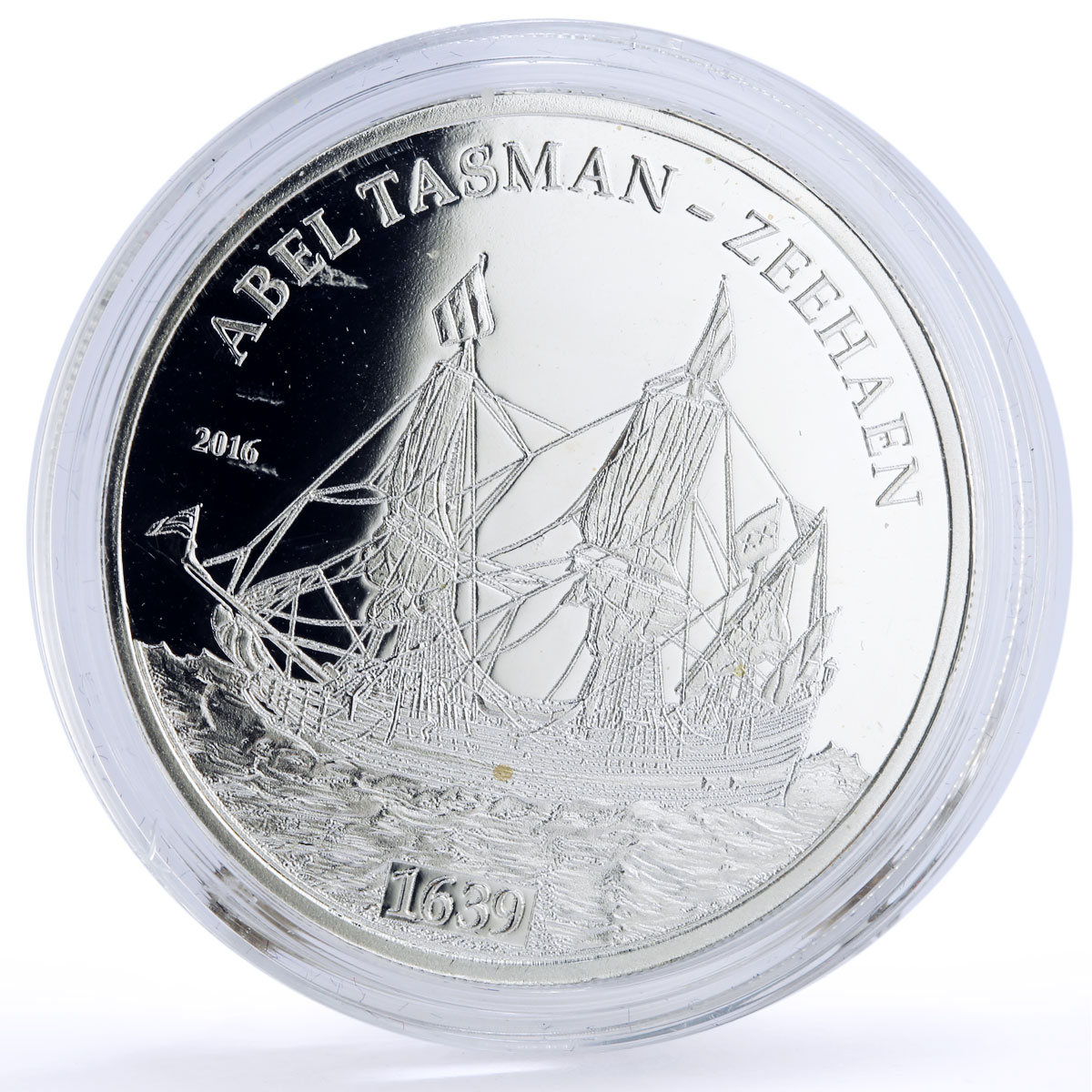 Mali 1000 francs Seafaring Zeehaen Ship Clipper Abel Tasman silver coin 2016