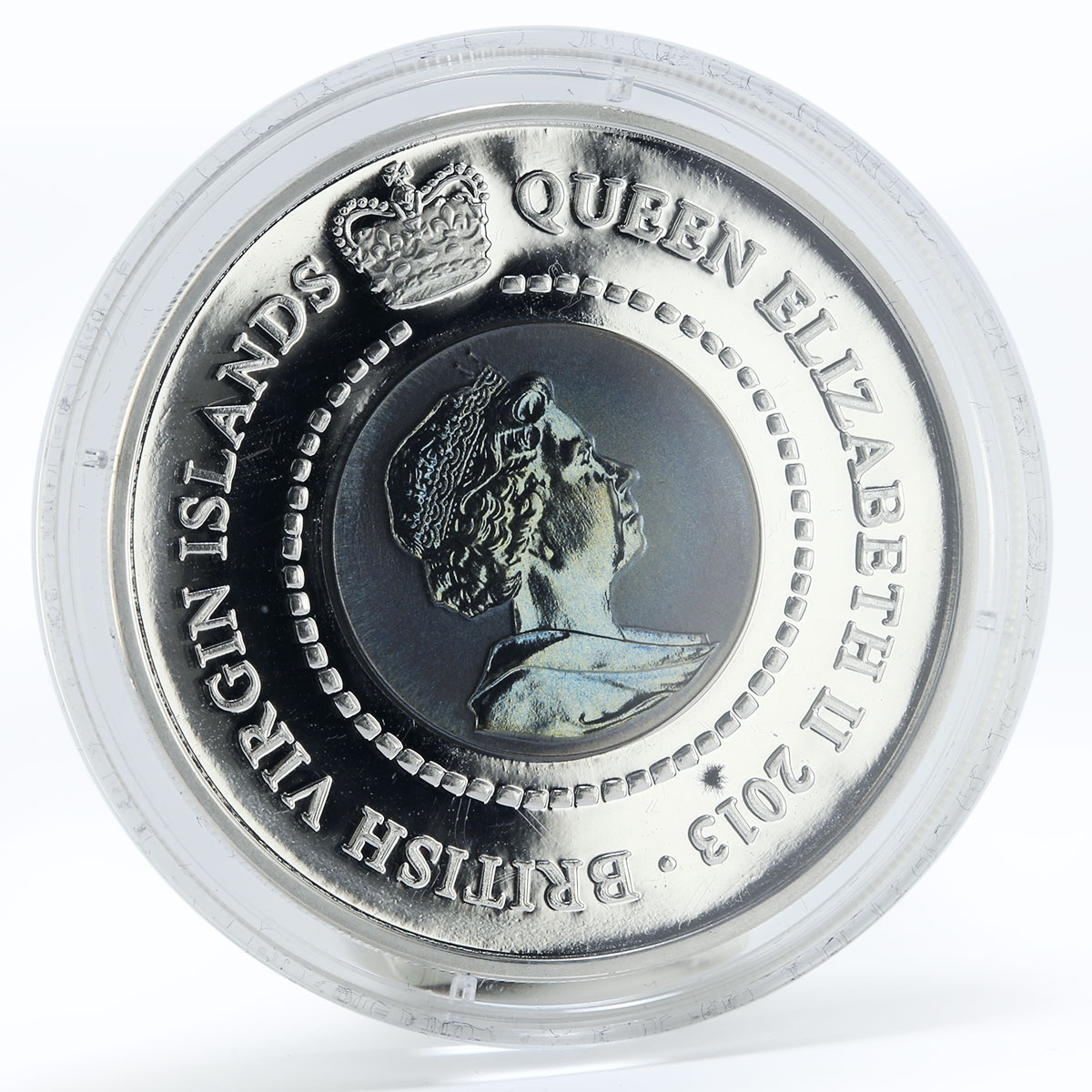 British Virgin Islands 10 dollars Year of the Snake silver coin 2013