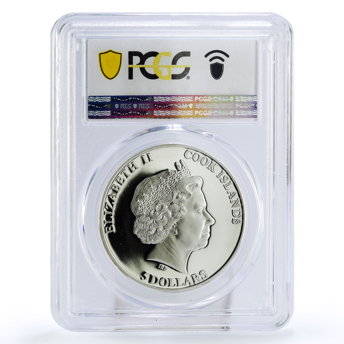 Cook Island 5 dollars Scientist Dmitri Mendeleev PR70 PCGS silver coin 2012
