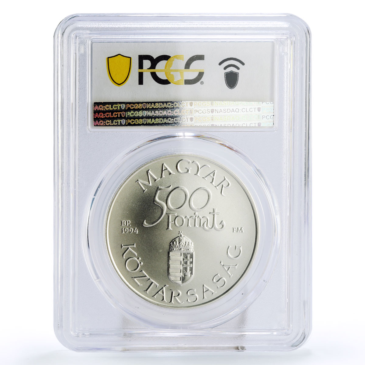 Hungary 1000 forint Old Danube Ship Carolina Steamer MS68 PCGS silver coin 1995