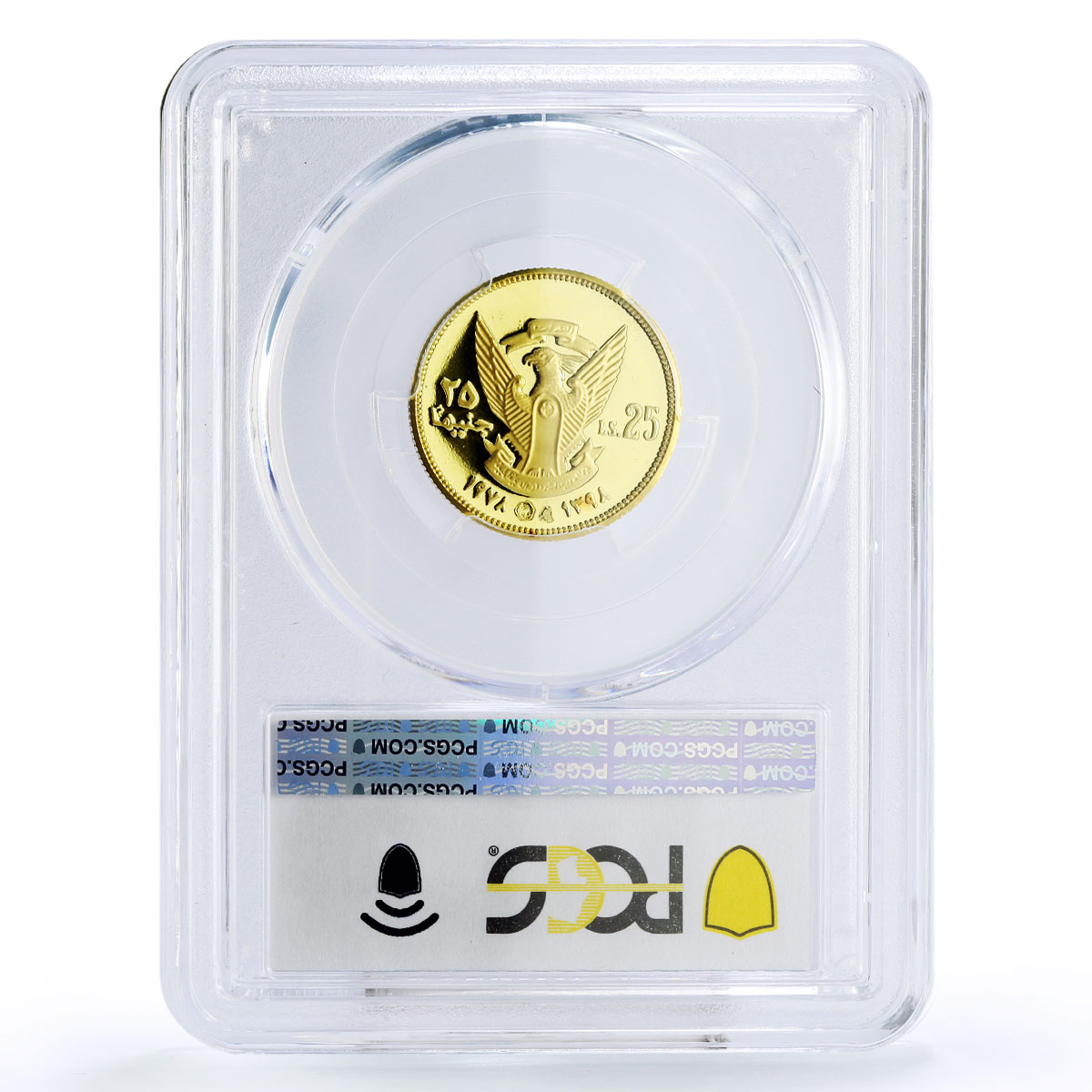 Sudan 25 pounds OAU Khartoum Meeting Summit Eagle Bird PR68 PCGS gold coin 1978