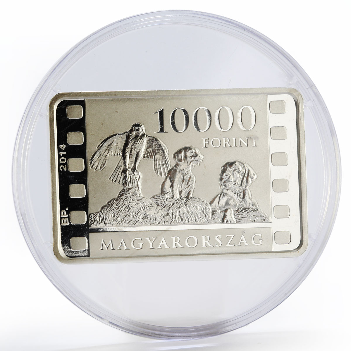 Hungary 10000 forint Istvan Homoki-Nagy film director silver coin 2014
