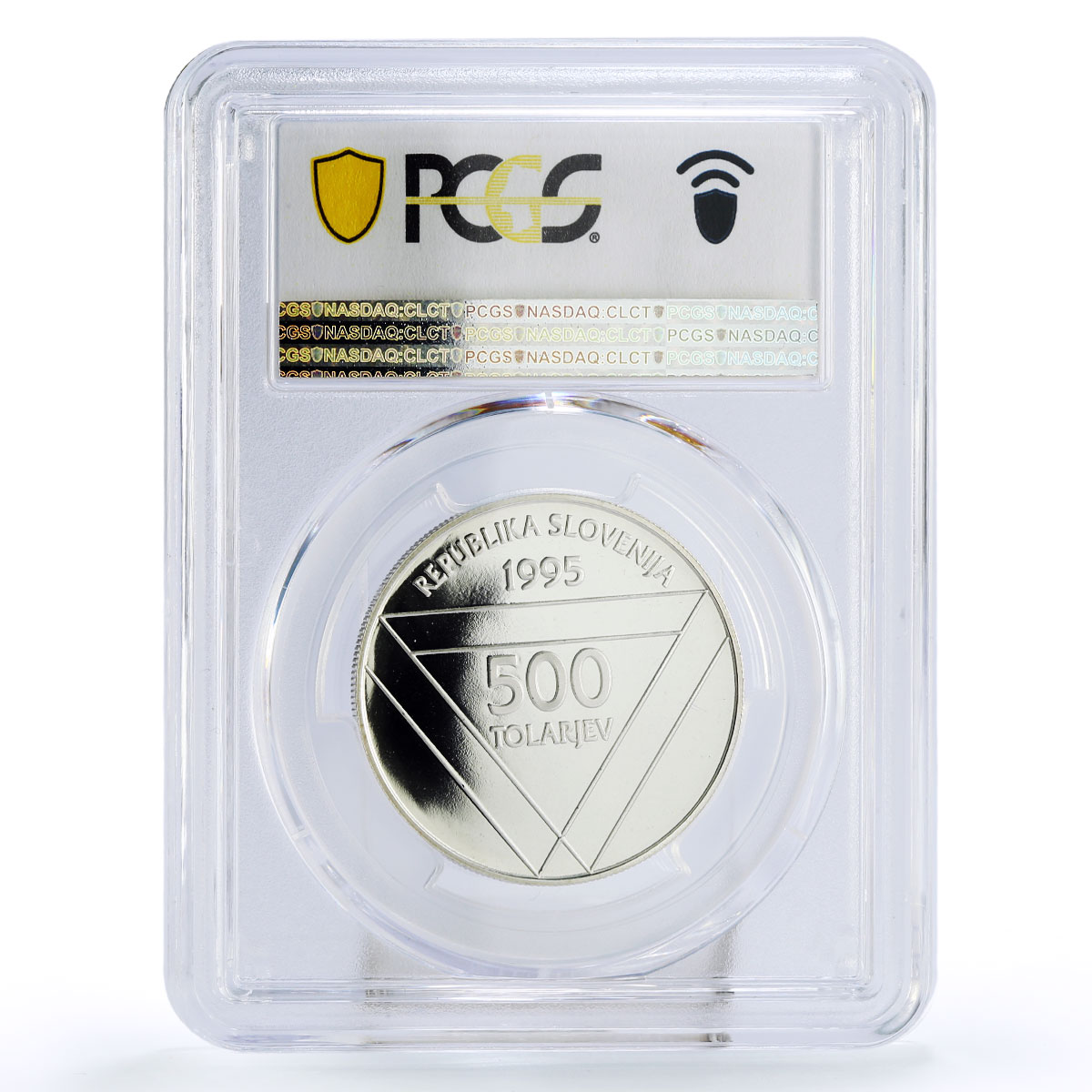 Slovenia 500 tolarjev Opening of Aljaz Tower PR69 PCGS silver coin 1995