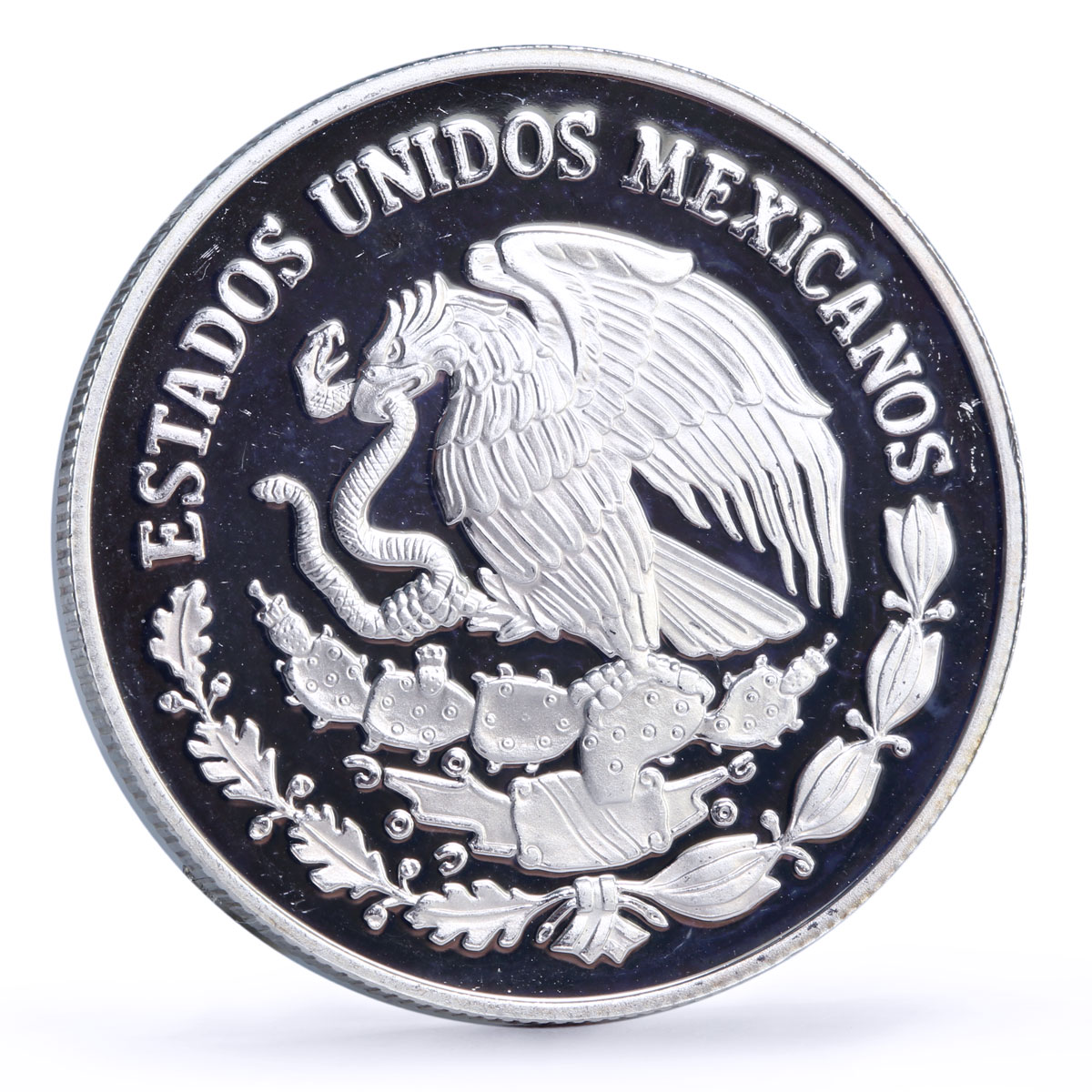 Mexico 5 pesos UNICEF Year of the Child Children Playing Kite silver coin 1999