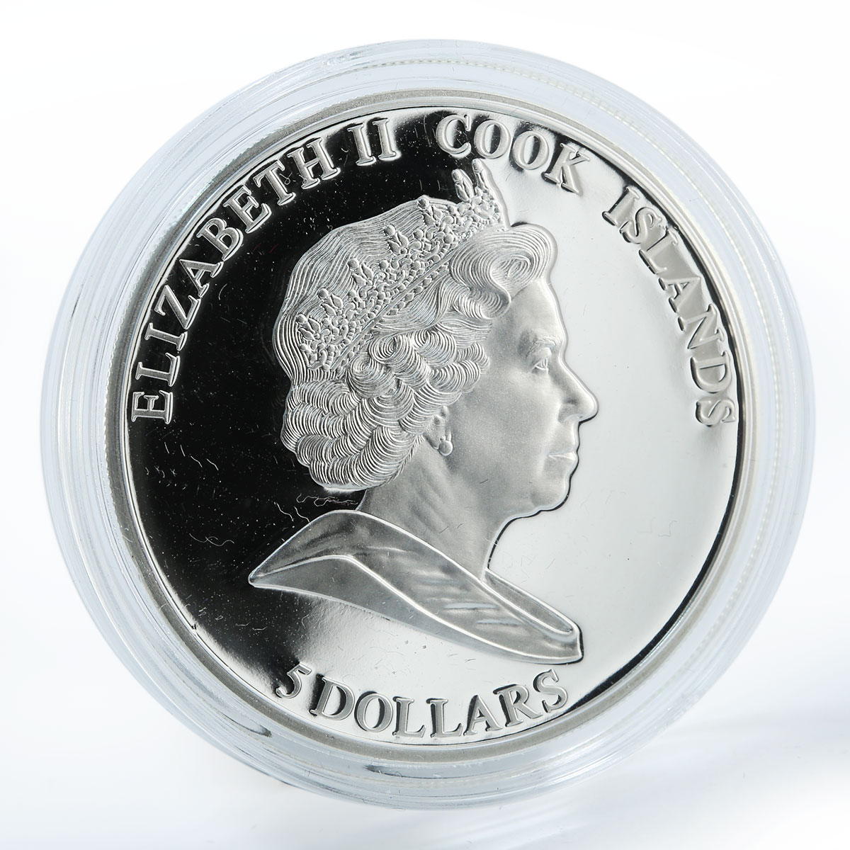 Cook Islands 5 dollars Hollywood Legends Sophia Loren proof silver coin 2011