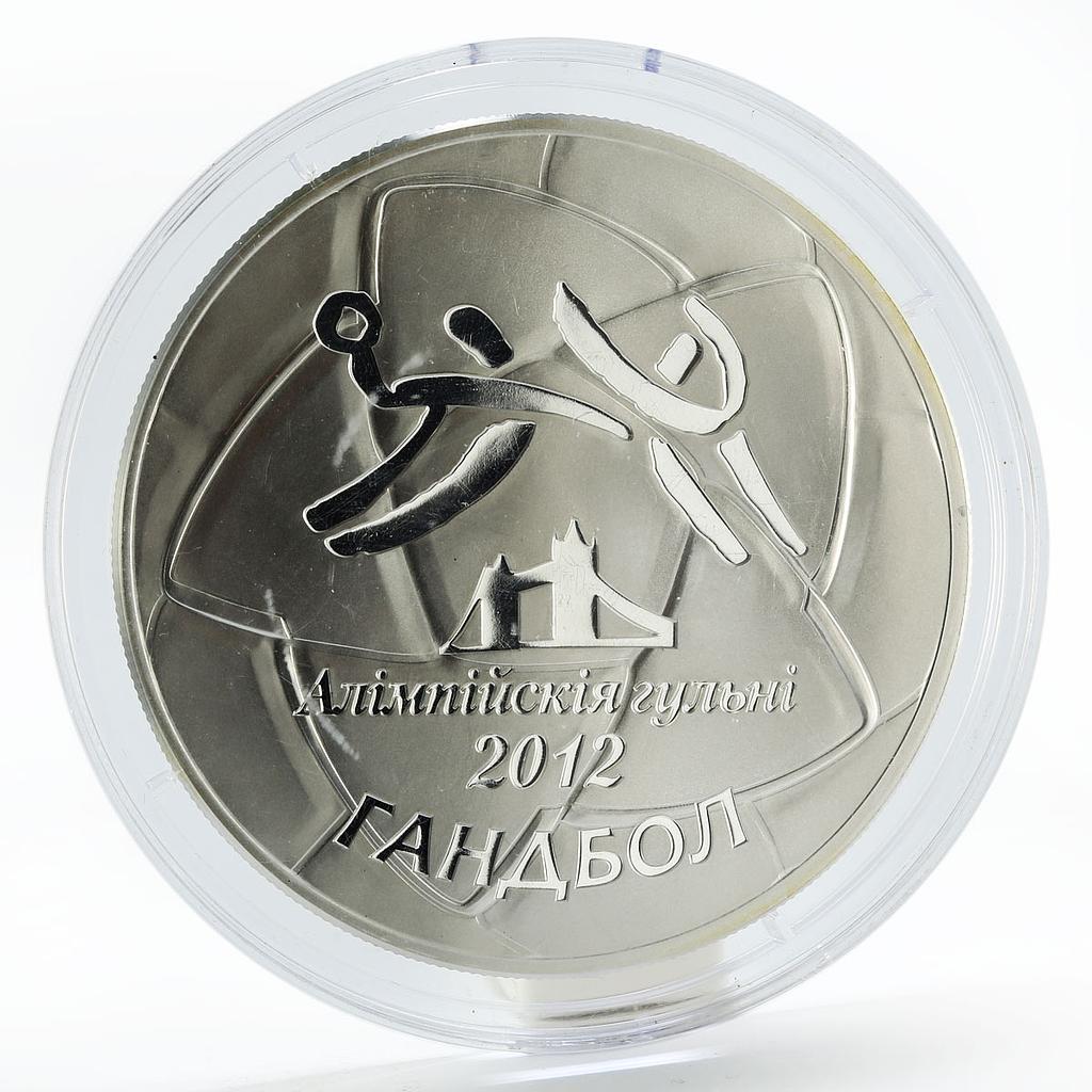 Belarus 100 rubles Olympic Games Handball proof silver coin 2009