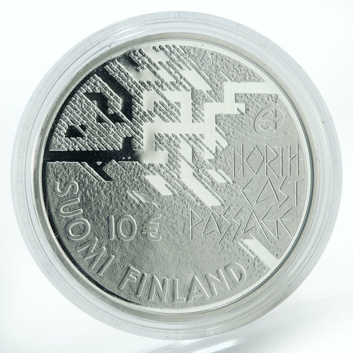 Finland 10 euro 175th Anniversary of A. E. Nordenskiold silver coin 2007