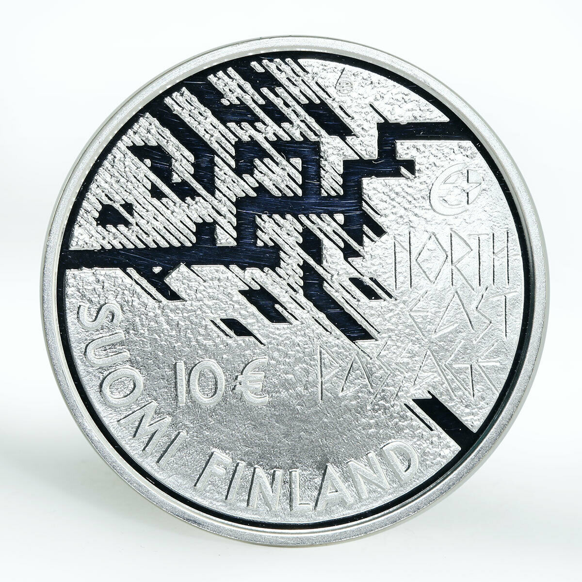 Finland 10 euro 175th Anniversary of A. E. Nordenskiold silver coin 2007