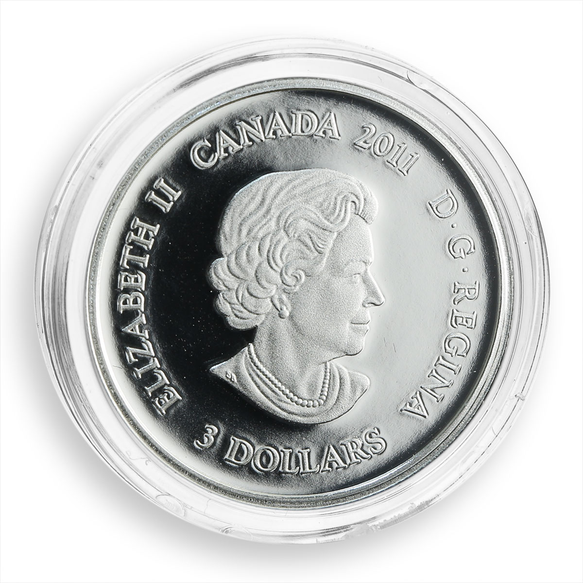 Canada 3 dollars Collection of Stones Tourmaline October proof silver coin 2011