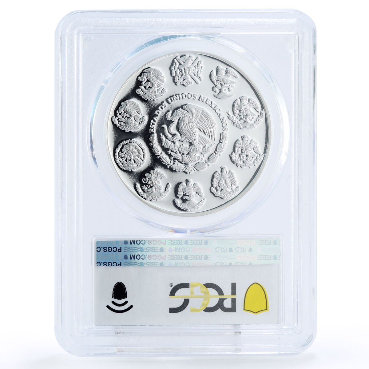Mexico 5 pesos Chichen Itza Casa de las Monjas PR69 PCGS silver coin 2012