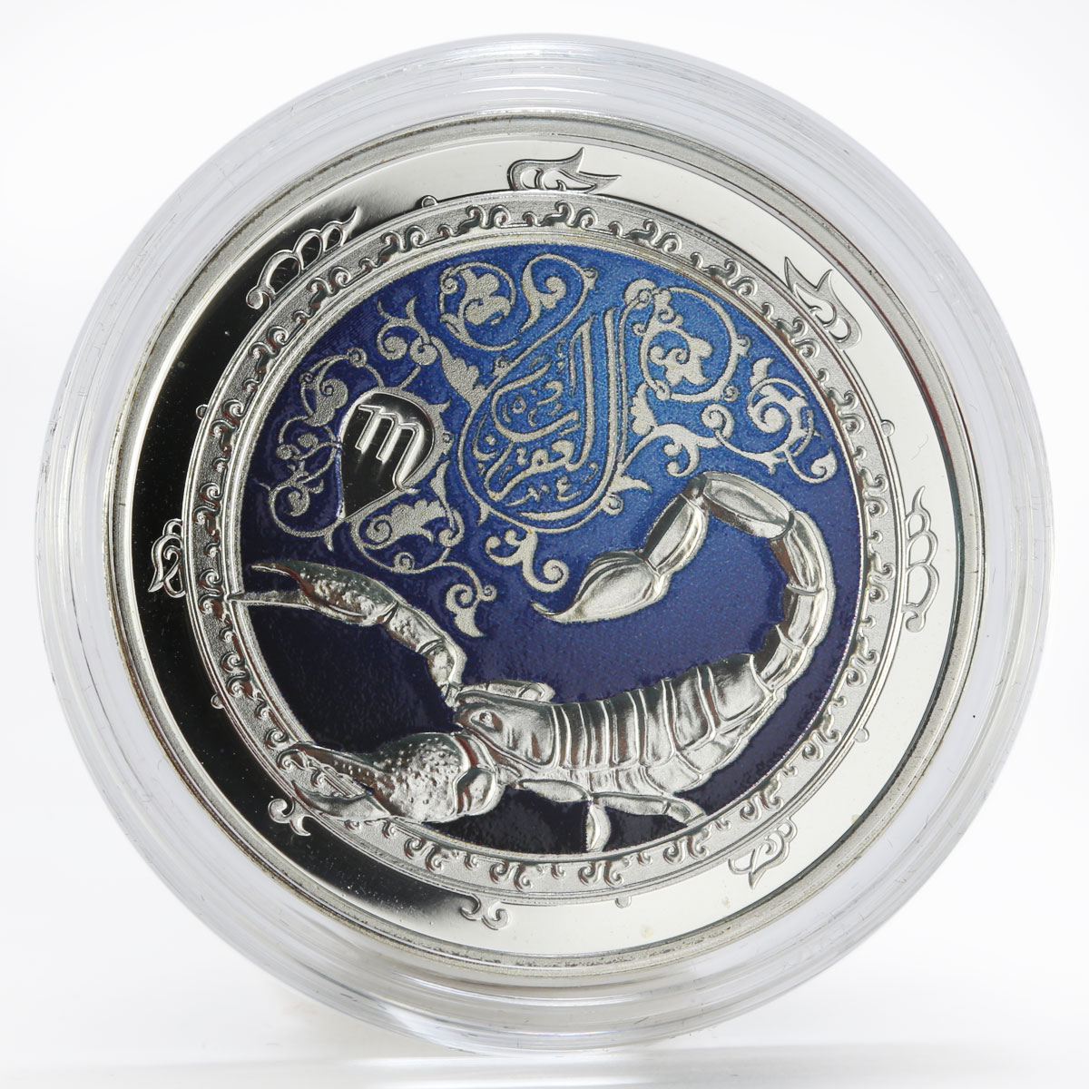 Lebanon 5 livres Zodiac Signs Scorpio colored proof silver coin 2013