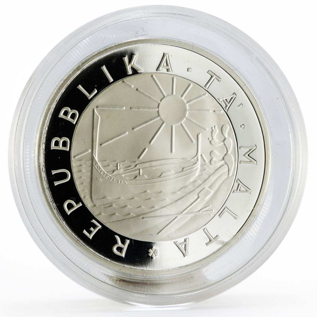 Malta 5 pounds International Year of the Child proof silver coin 1981
