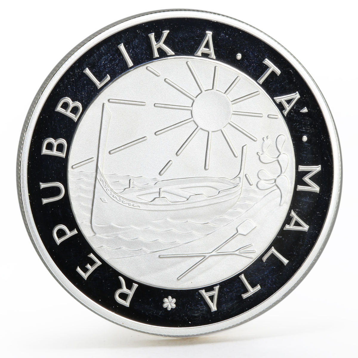 Malta 5 pounds International Year of the Child proof silver coin 1981