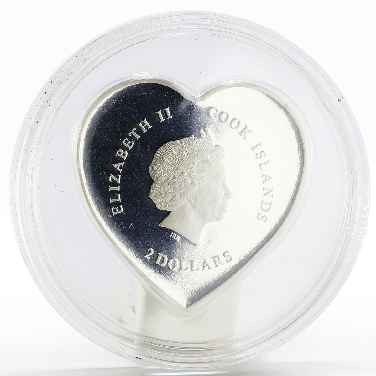 Cook Islands 2 dollars Happy Birthday series Boy and Heart silver coin 2013