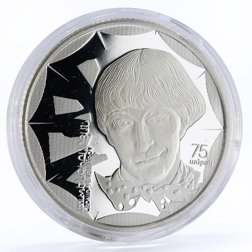 Armenia 1000 dram 75th Anniversary of Leonid Yengibarov proof silver coin 2010