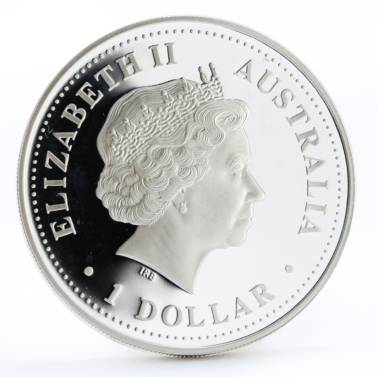 Australia 1 dollar Lunar Calendar series I Year of Snake silver proof coin 2001