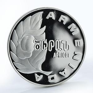 Armenia 25 drams Apricot silver proof coin 1994