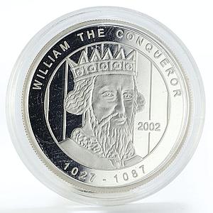 Ghana 500 sika William the Conqueror proof silver coin 2002