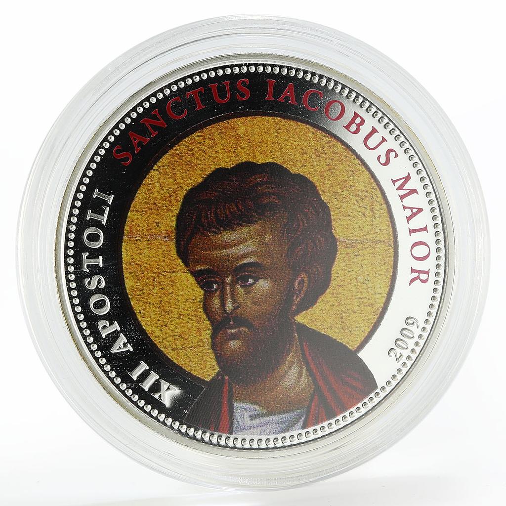 Palau 1 dollar Twelve Apostles James the Great copper-nickel coin 2009