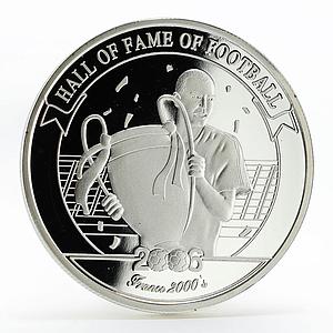 Uganda 2000 shillings Hall of Fame of Football France 2000s silver coin 2006