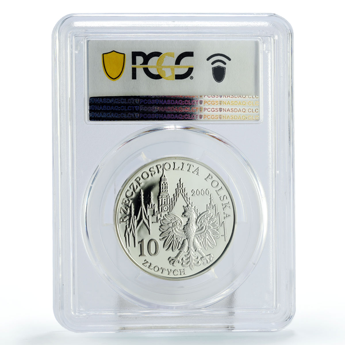 Poland 10 zlotych 100 Years of Wroclaw City Monuments PR69 PCGS silver coin 2000
