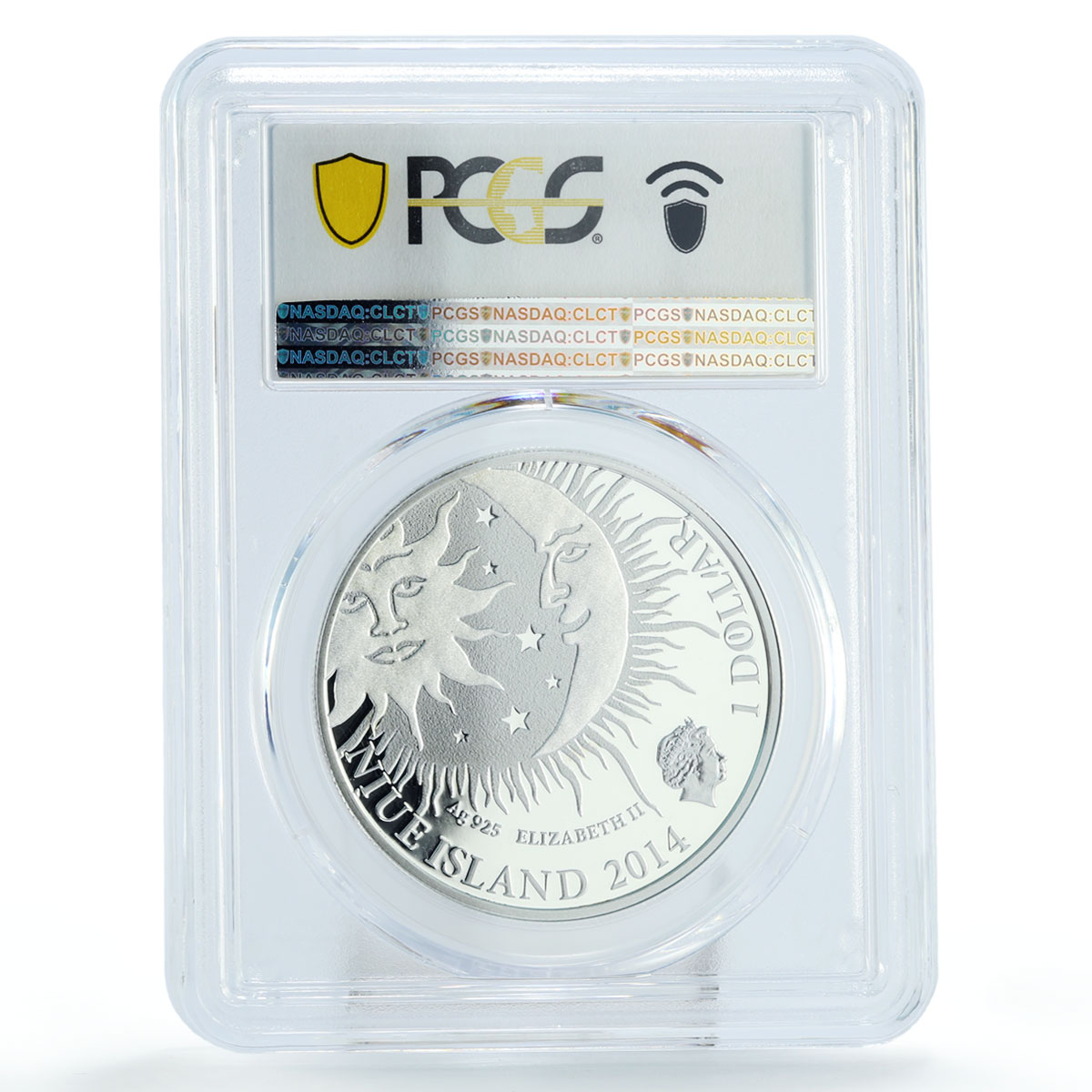 Niue 1 dollar Zodiac Signs series Virgo PR70 PCGS colored silver coin 2014