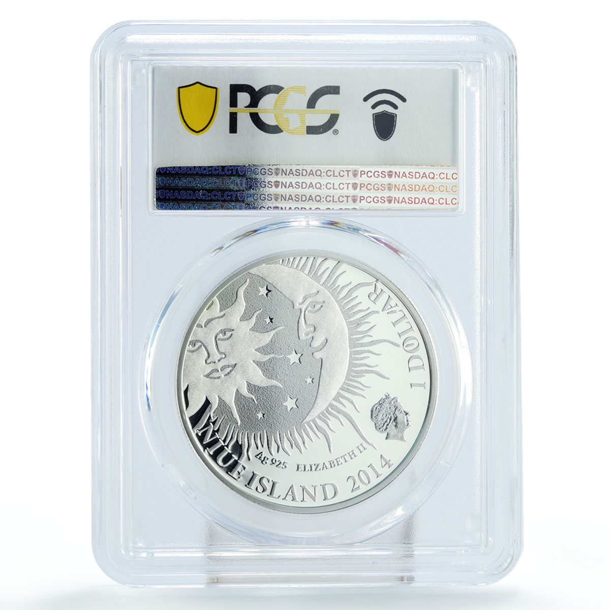 Niue 1 dollar Zodiac Signs series Taurus PR70 PCGS colored silver coin 2014