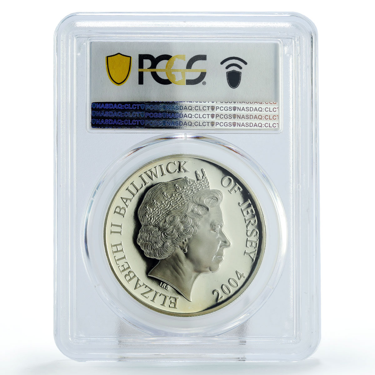 Bailiwick of Jersey 5 pounds Steam Train Golden Arrow PR70 PCGS silver coin 2004