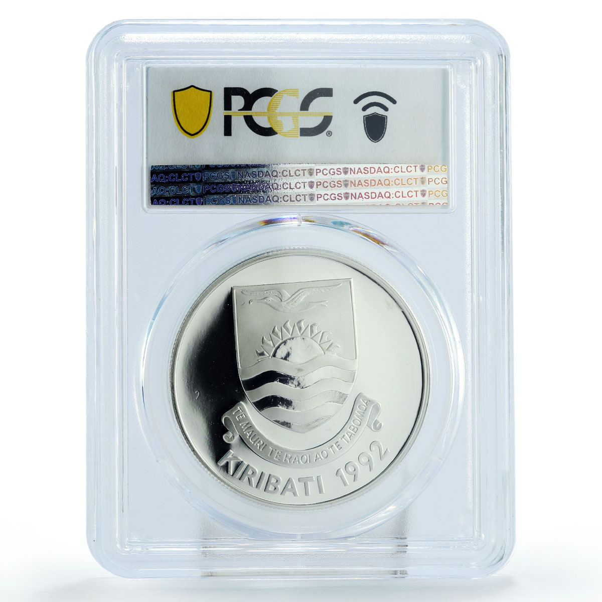 Kiribati 20 dollars Endangered Wildlife Frigate Birds PR68 PCGS silver coin 1992