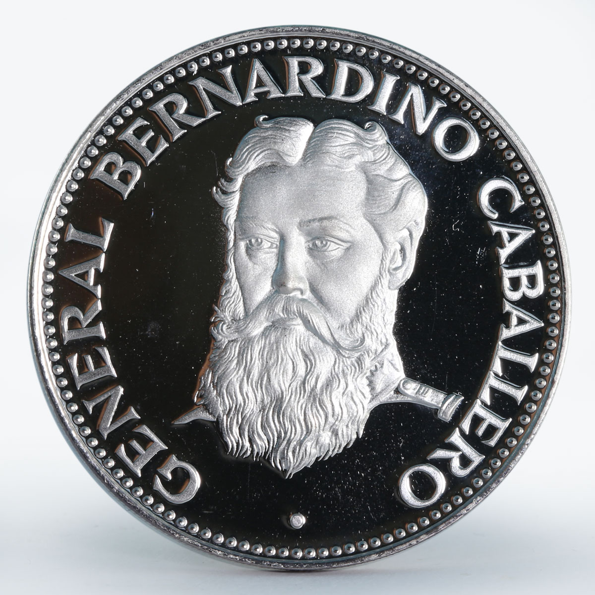 Paraguay 150 guaranies Bernardino Caballero silver coin 1973