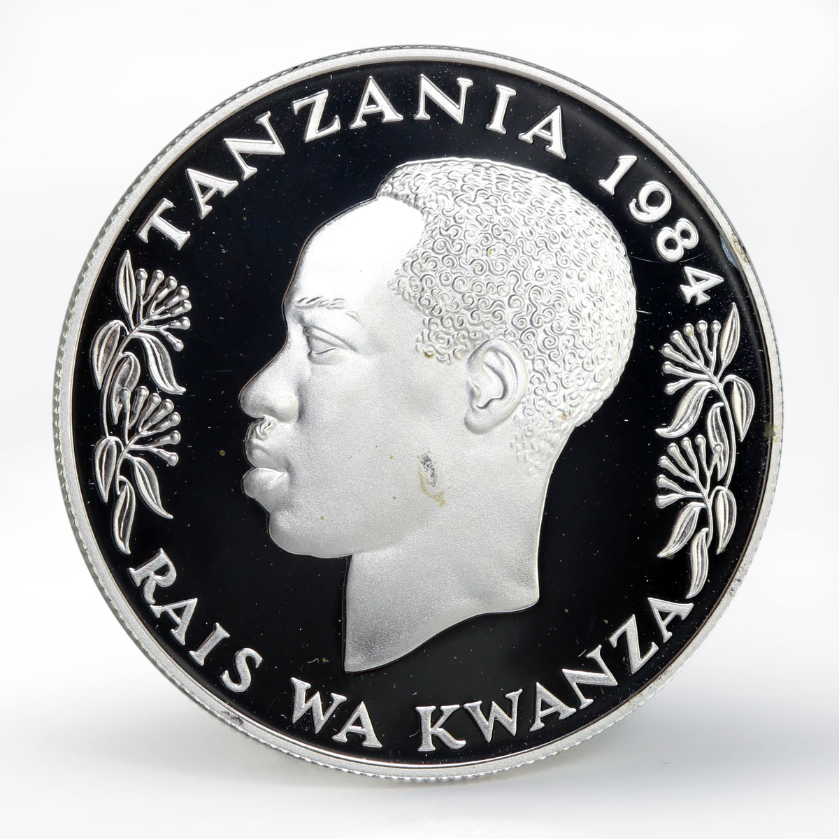 Tanzania 100 shilingi United Decade for Women proof silver coin 1984
