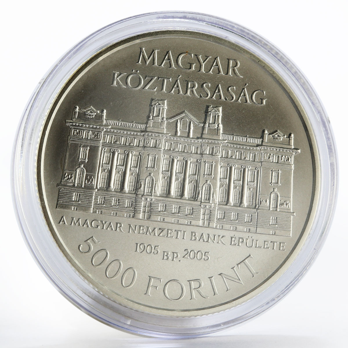 Hungary 5000 forint National Bank Ignac Alpar silver coin 2005