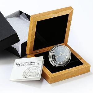 Mongolia 10000 togrog 95th Anniversary of Mongolbank proof silver coin 2019
