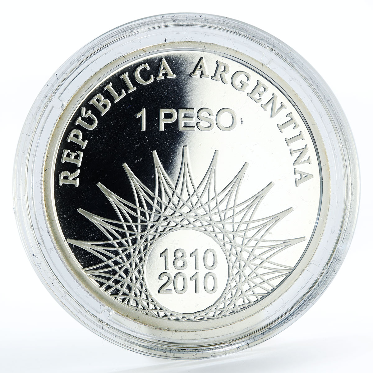 Argentina 1 peso Rally Dakar Argetina-Chile proof silver coin 2010