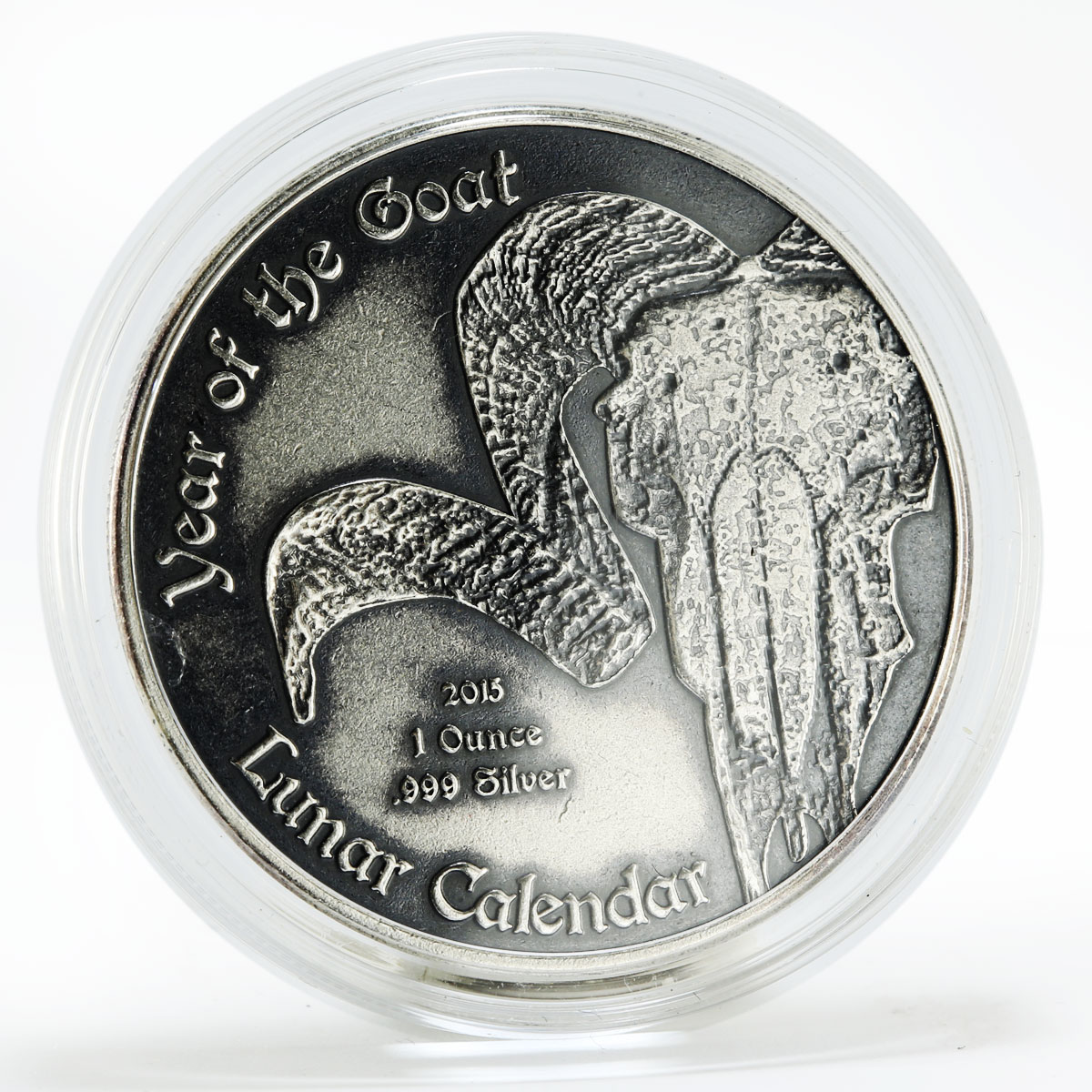 Cameroon 1000 francs Year of the Goat silver coin 2015