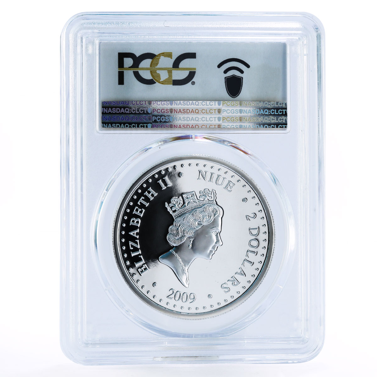 Niue 2 dollars Christmas Colly Birds PR70 PCGS proof silver coin 2009