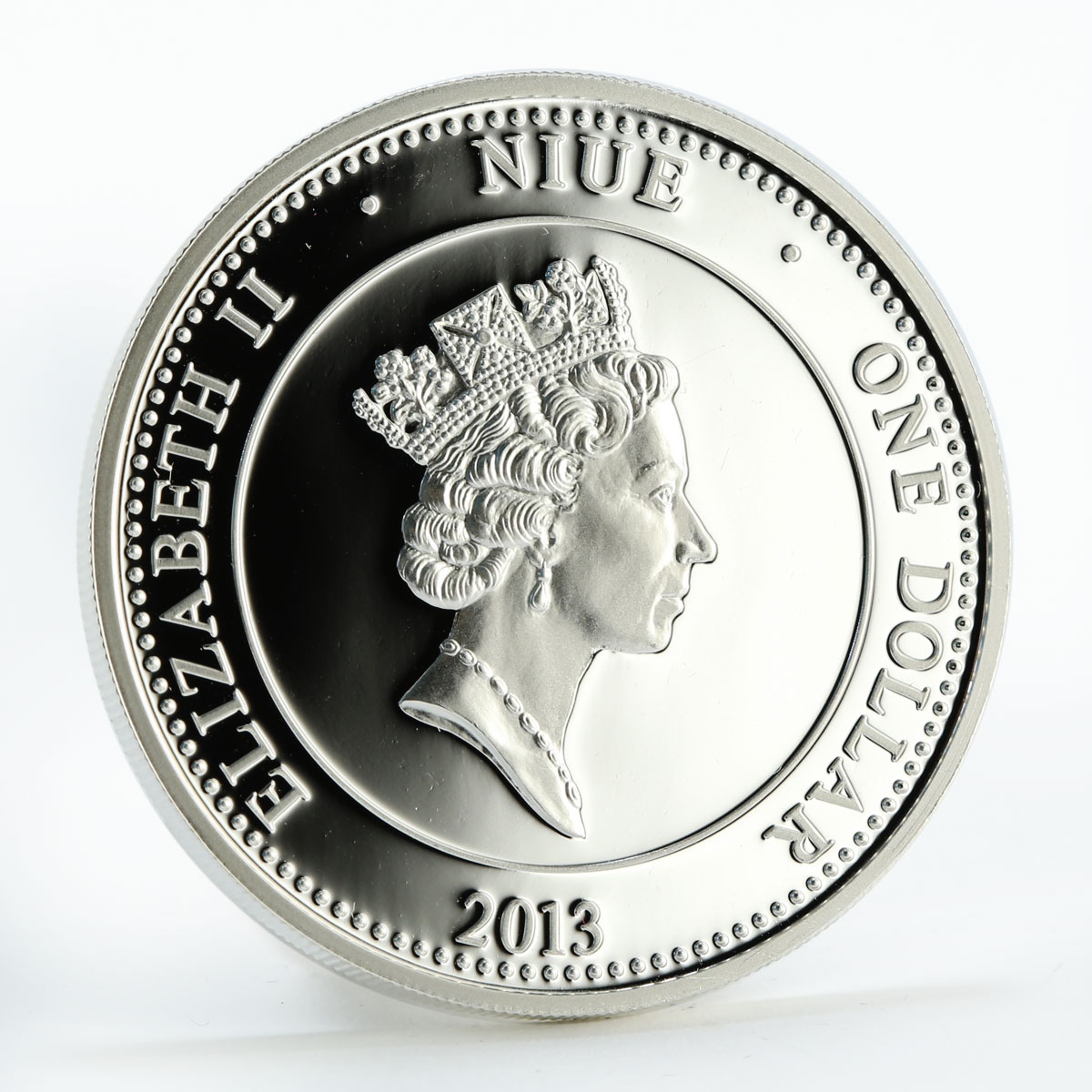 Niue 1 dollar Murmansk Region proof silver coin 2013