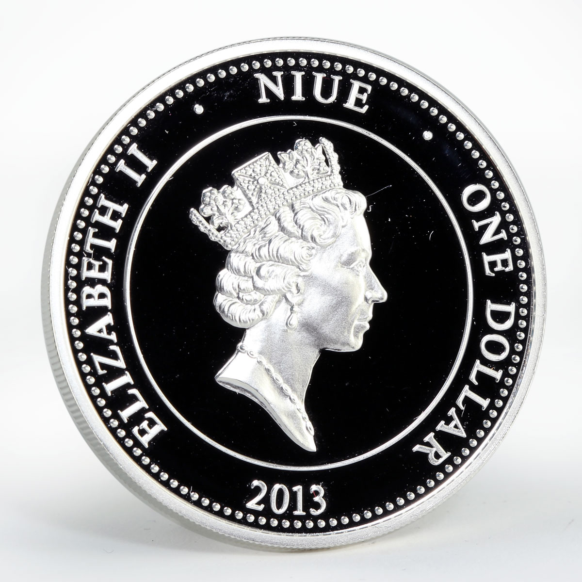 Niue 1 dollar Murmansk Region proof silver coin 2013