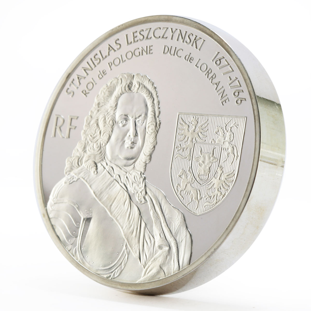 France 20 euro Stanislav Leshchinsky Monument proof silver coin 2007