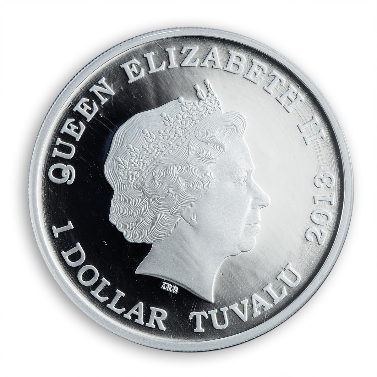 Tuvalu 1 dollar Year of Snake Lunar Good Fortune Symbols Wisdom silver coin 2013