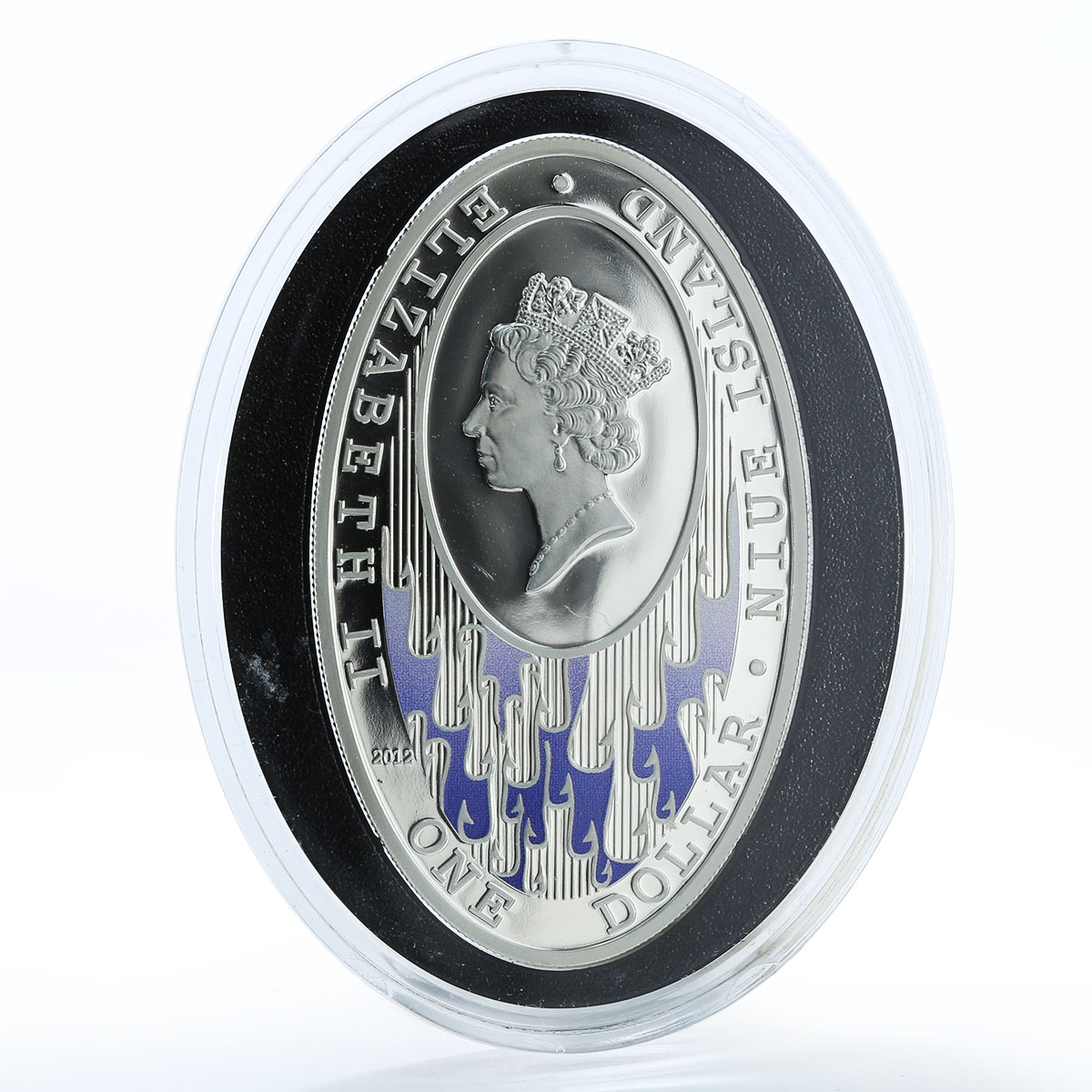 Niue 1 dollar Begginers Luck Lake Fishing Blister silver coin 2012