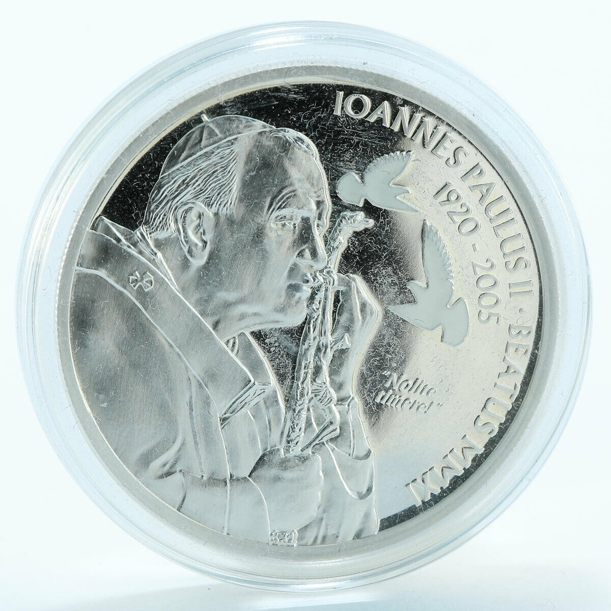 Republic of Palau 2 dollars Ioannes Paulus II Silver Coin 2011
