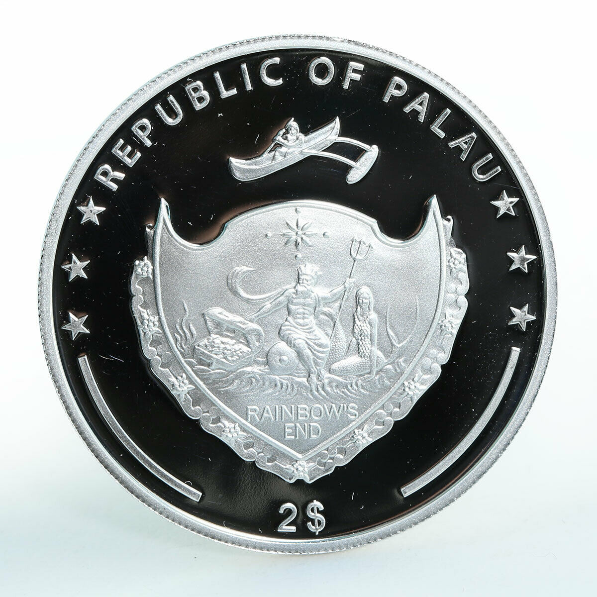 Republic of Palau 2 dollars Ioannes Paulus II Silver Coin 2011